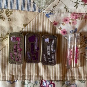 Cute Lip balms in mini testers